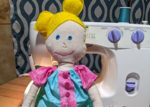 Sewing With Kaylee - Doll and Machine