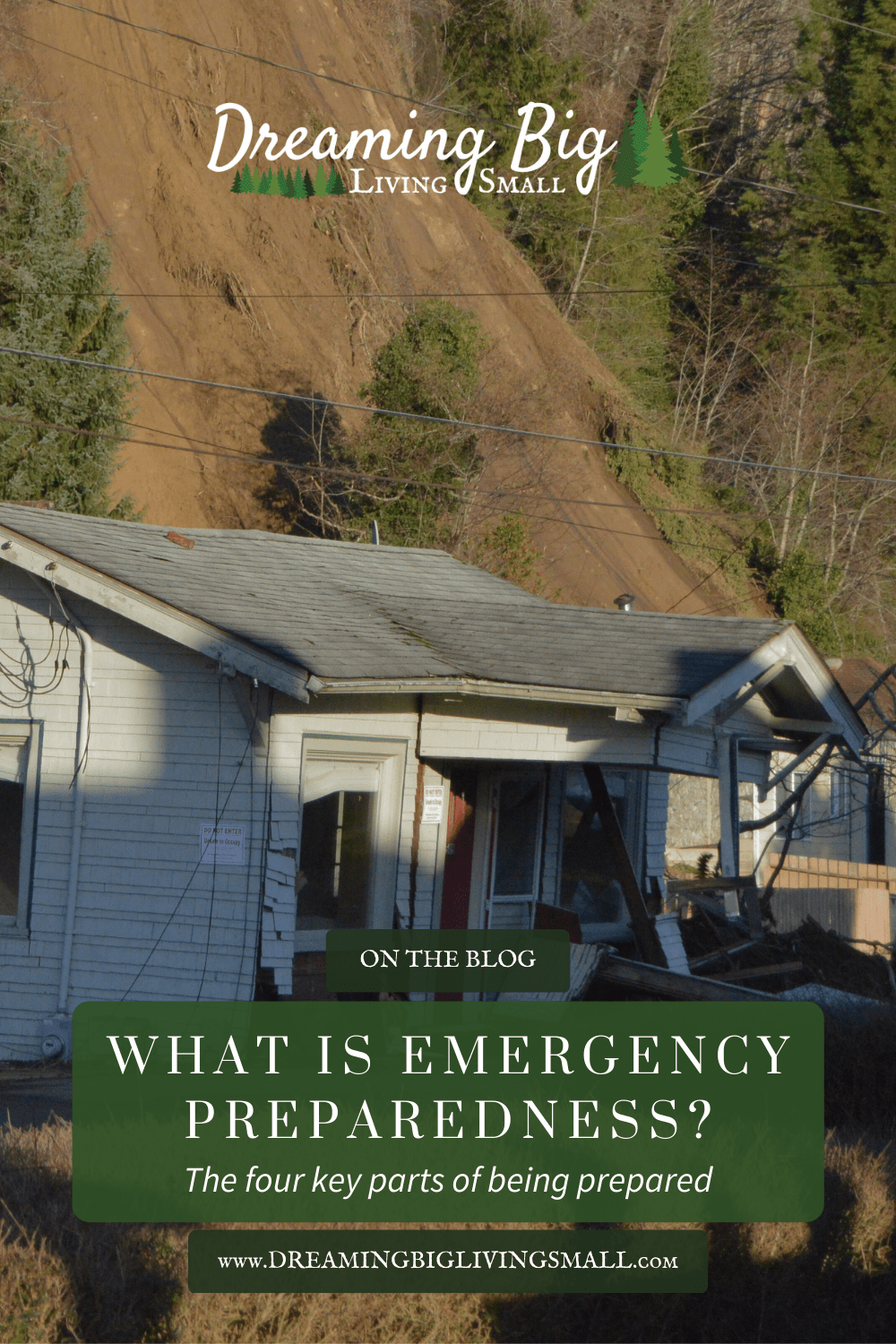 What is emergency preparedness?  The four key parts of being prepared