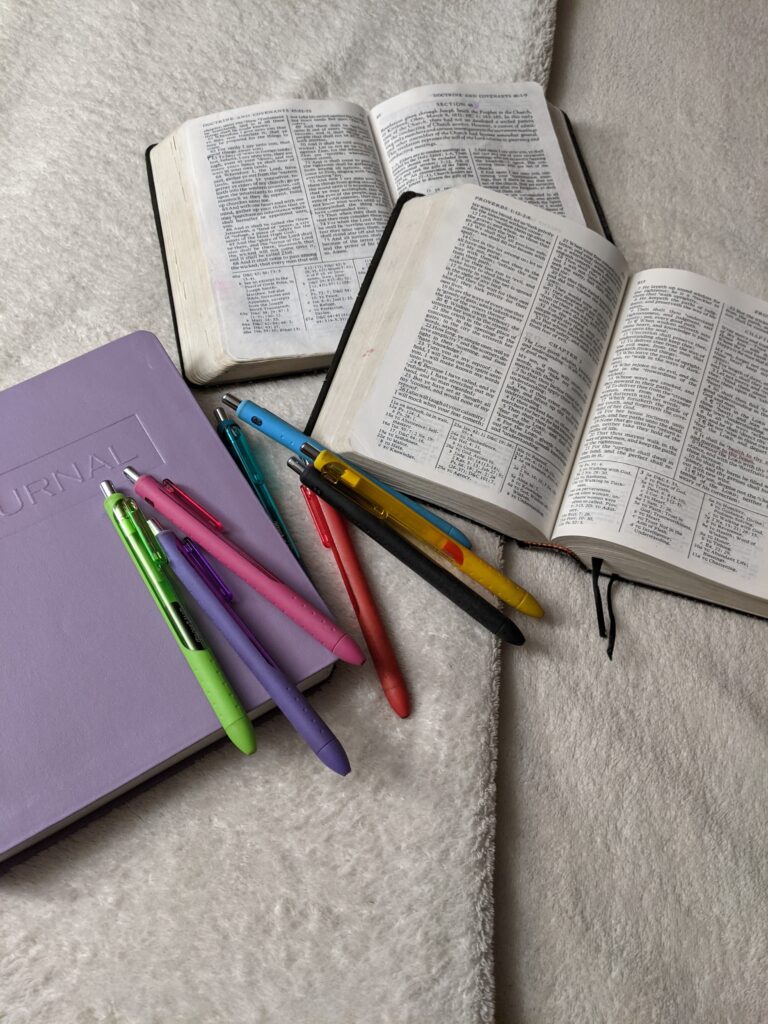 Preparing spiritually by studying scriptures