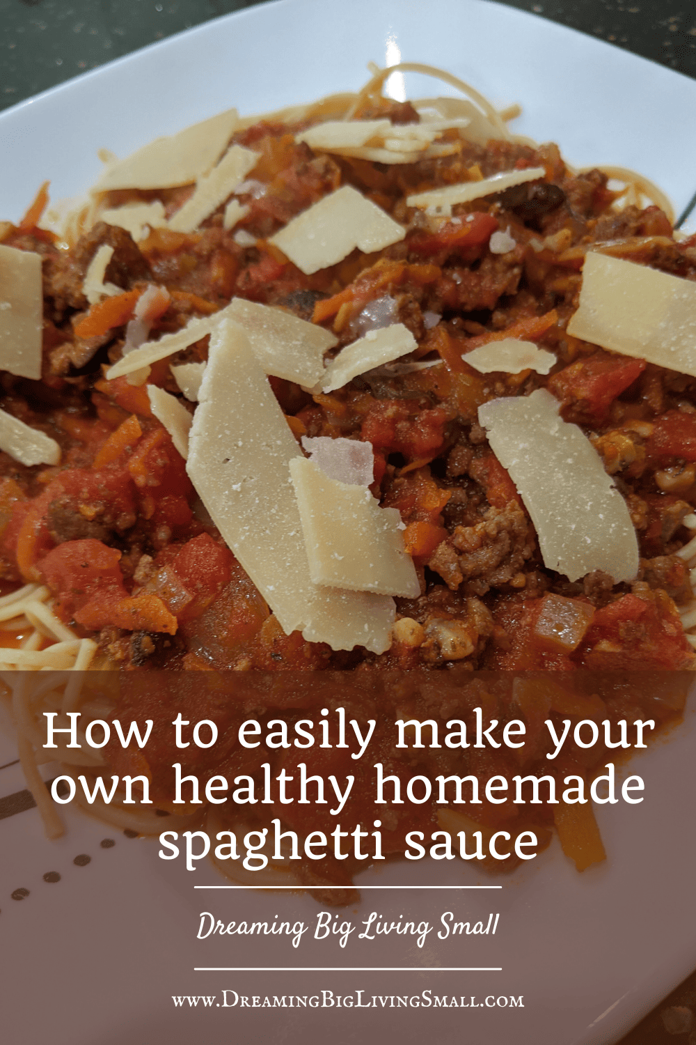 How to easily make your own healthy homemade spaghetti sauce