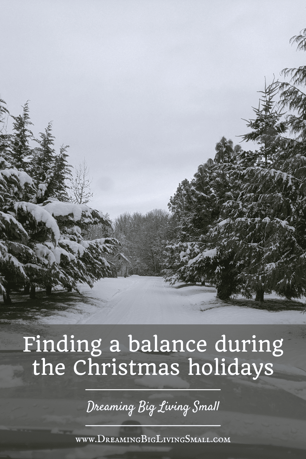 Finding a balance during the Christmas holidays